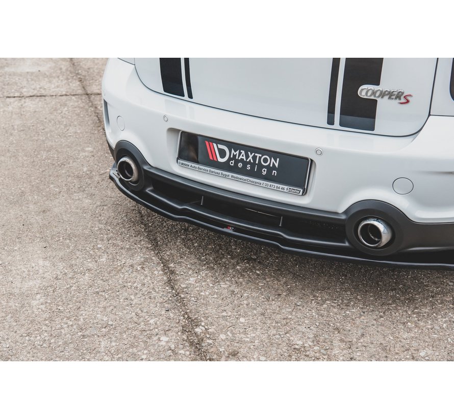 Maxton Design CENTRAL REAR DIFFUSER Mini Countryman Mk1 JCW