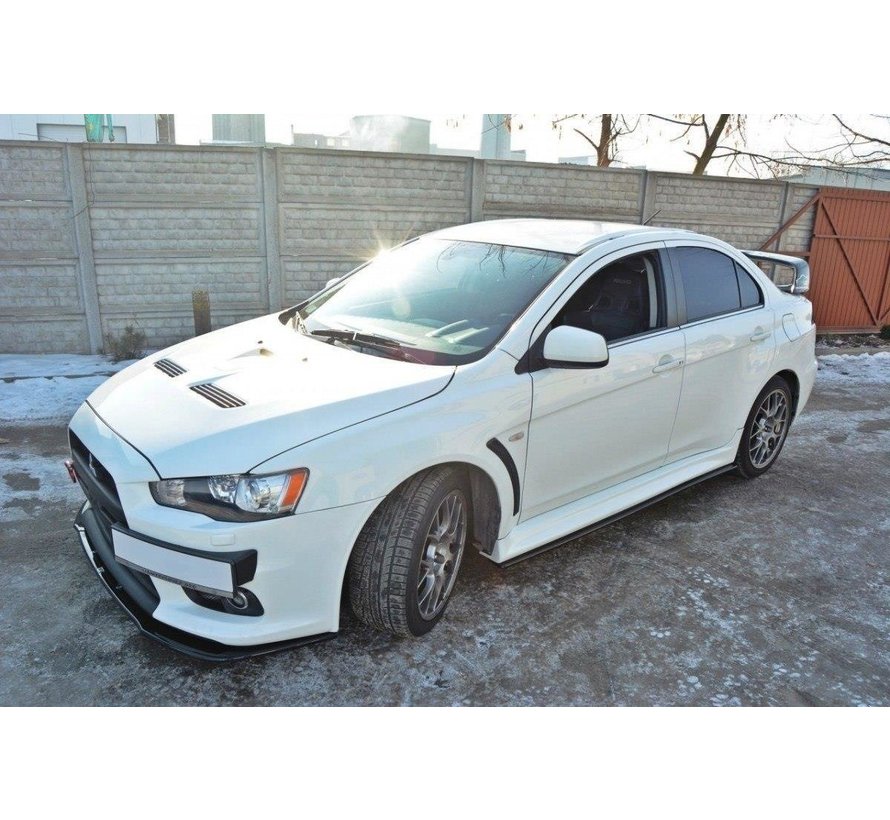 Maxton Design SIDE SKIRTS DIFFUSERS Mitsubishi Lancer Evo X