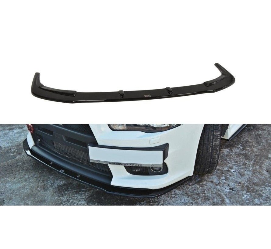 Maxton Design FRONT SPLITTER V.1 Mitsubishi Lancer Evo X