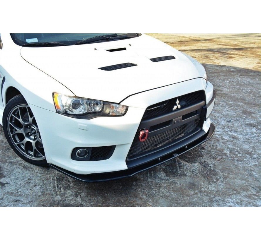 Maxton Design FRONT SPLITTER V.1 Mitsubishi Lancer Evo X