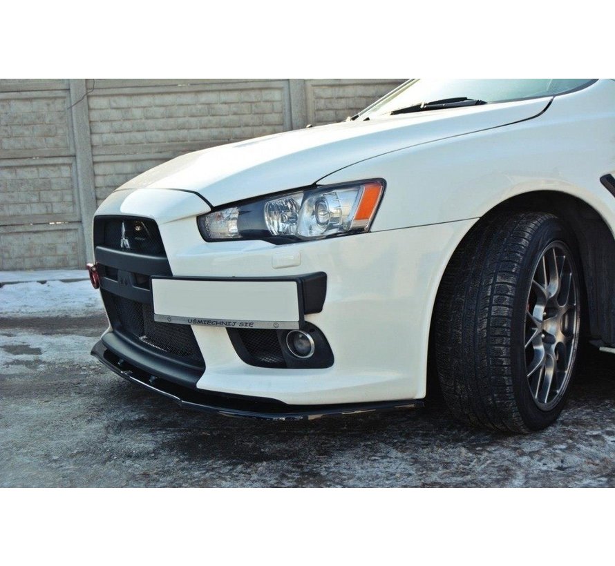 Maxton Design FRONT SPLITTER V.1 Mitsubishi Lancer Evo X