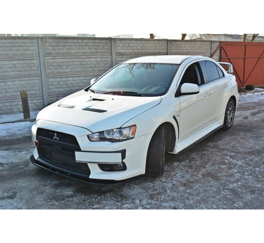 Maxton Design FRONT SPLITTER V.1 Mitsubishi Lancer Evo X