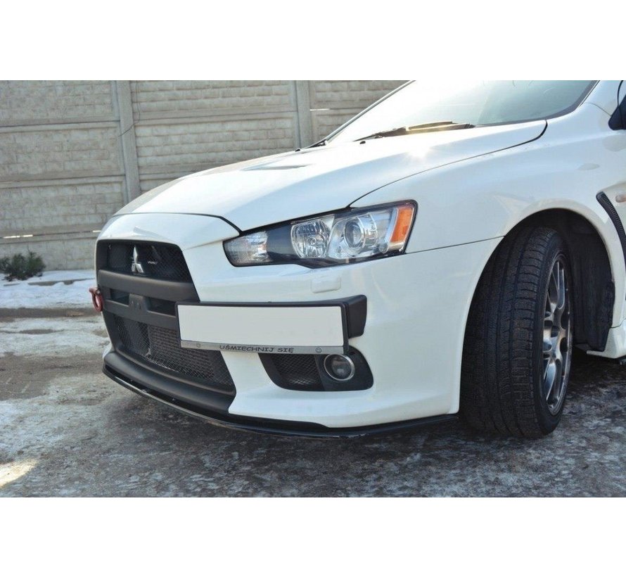 Maxton Design FRONT SPLITTER V.2 Mitsubishi Lancer Evo X