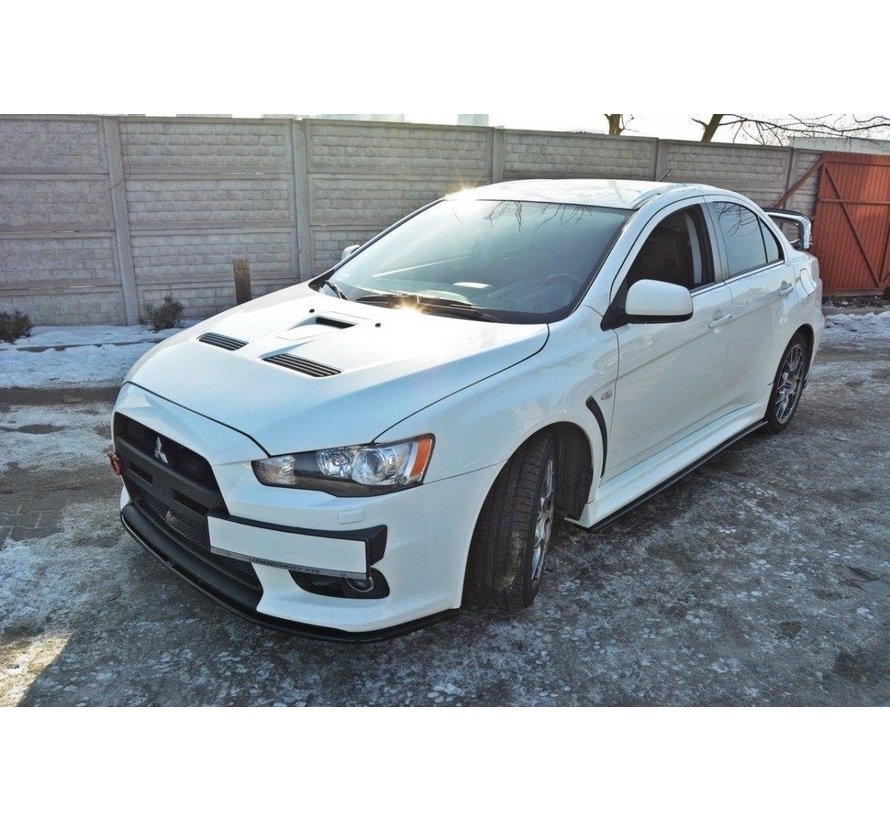 Maxton Design FRONT SPLITTER V.2 Mitsubishi Lancer Evo X