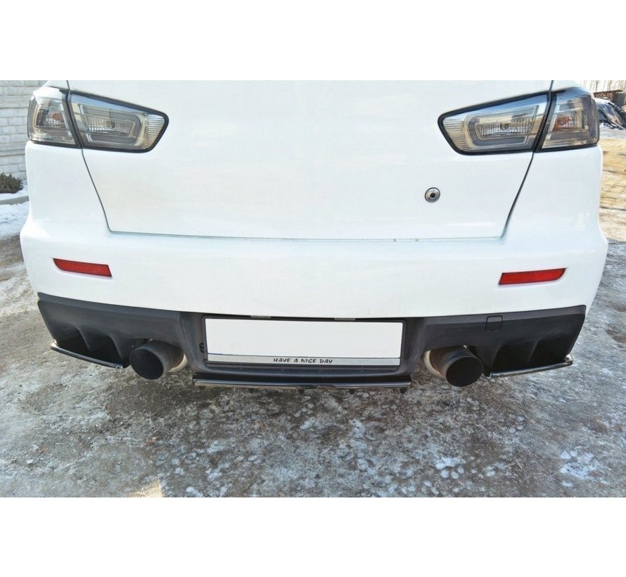 Maxton Design REAR SIDE SPLITTERS Mitsubishi Lancer Evo X