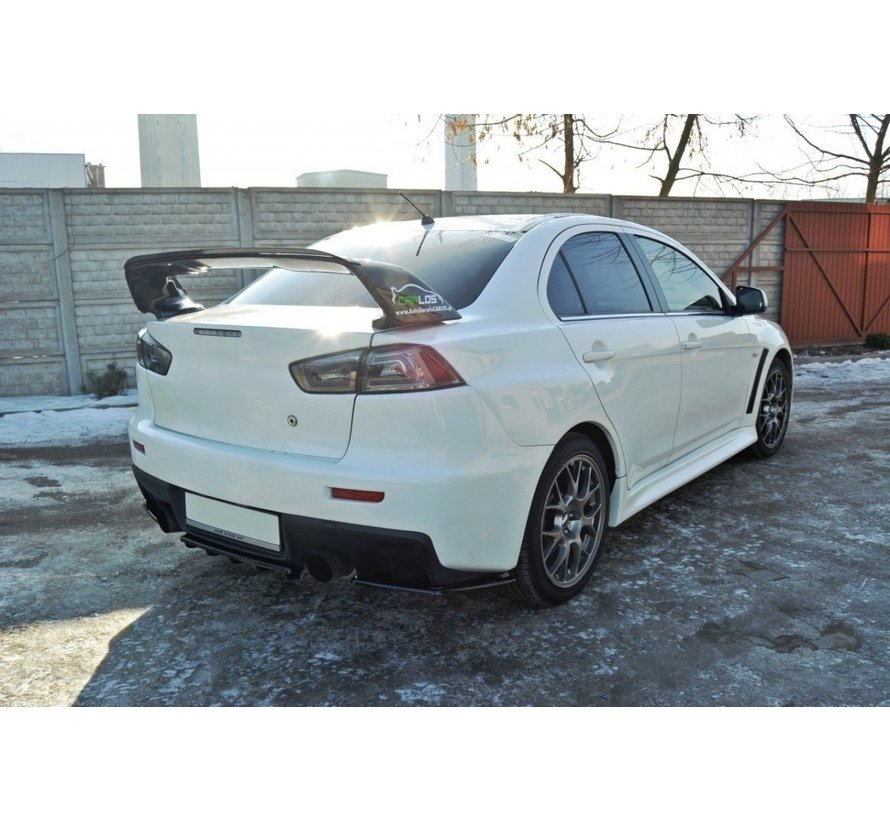 Maxton Design REAR SIDE SPLITTERS Mitsubishi Lancer Evo X