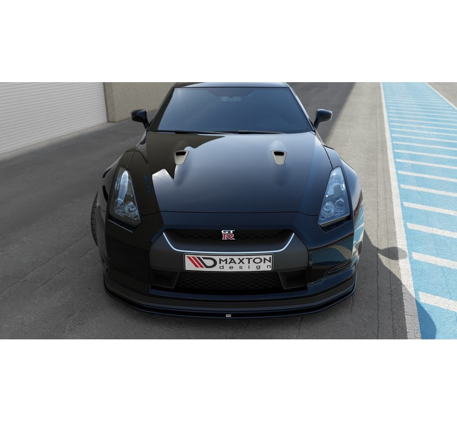 Maxton Design FRONT SPLITTER V.2 NISSAN GT-R PREFACE COUPE (R35-SERIES)