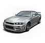 Maxton Design FRONT SPLITTER NISSAN SKYLINE R34 GTR Z TYPE (FOR Z TYPE BUMPER)