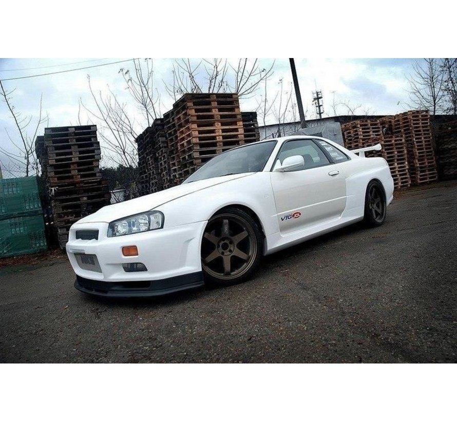 Maxton Design FRONT WIDE ARCHES NISSAN SKYLINE R34 GTR (FOR 002299-1 BUMPER)