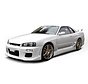 Maxton Design FRONT WIDE ARCHES NISSAN SKYLINE R34 GTT