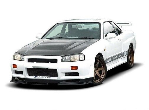 Maxton Design Maxton Design FRONT SPLITTER NISSAN SKYLINE R34 GTT (FOR 002299-1 BUMPER)