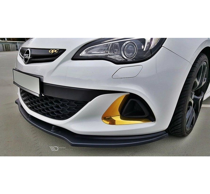 Maxton Design FRONT SPLITTER OPEL ASTRA J OPC / VXR v.1