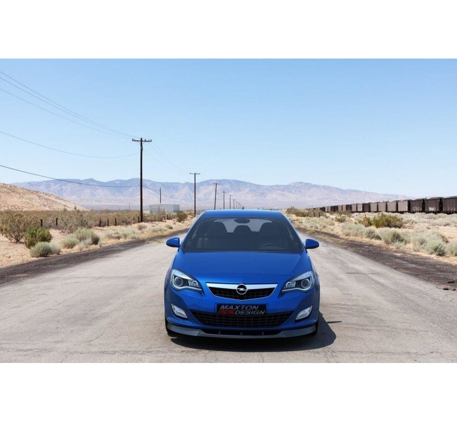 Maxton Design FRONT SPLITTER OPEL ASTRA J (pre-facelift)