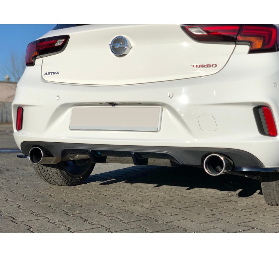 Maxton Design REAR DIFFUSER  FORD OPEL ASTRA K OPC-LINE