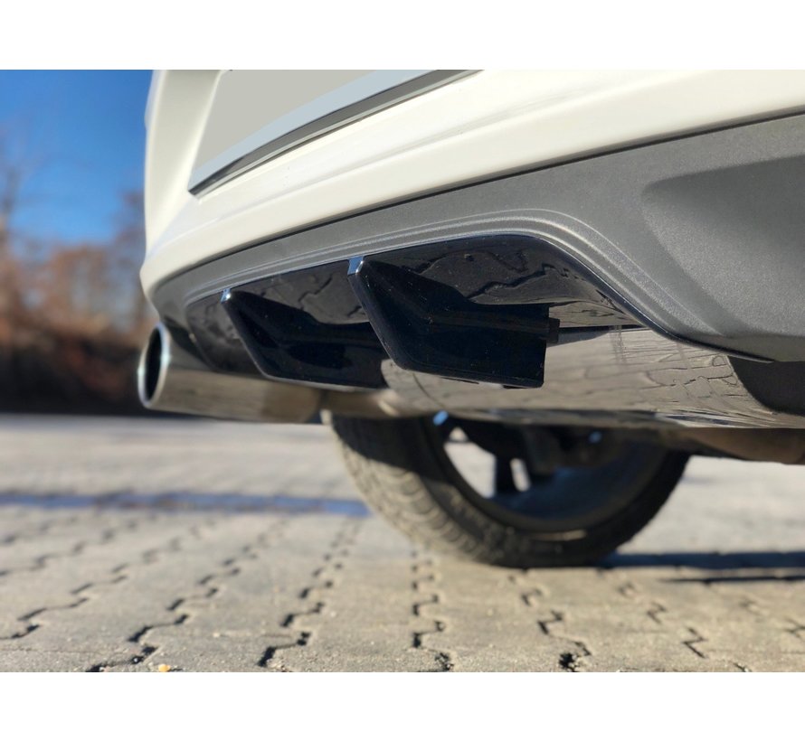 Maxton Design REAR DIFFUSER  FORD OPEL ASTRA K OPC-LINE