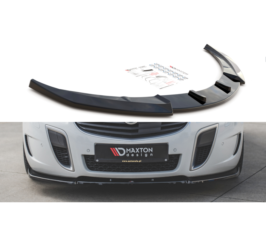 Maxton Design FRONT SPLITTER V.1 Opel Insignia Mk. 1 OPC Facelift