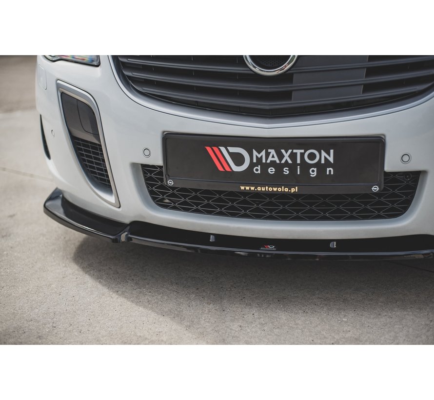 Maxton Design FRONT SPLITTER V.1 Opel Insignia Mk. 1 OPC Facelift