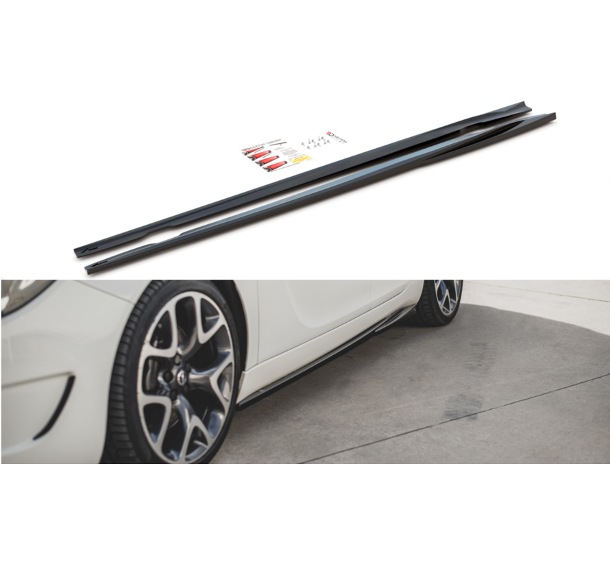 Maxton Design SIDE SKIRTS DIFFUSERS  Opel Insignia Mk. 1 OPC Facelift