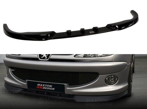 Maxton Design Maxton Design FRONT SPLITTER PEUGEOT 206 (for: CC, RC, GTI, S16, XSI, XS, SPORT)