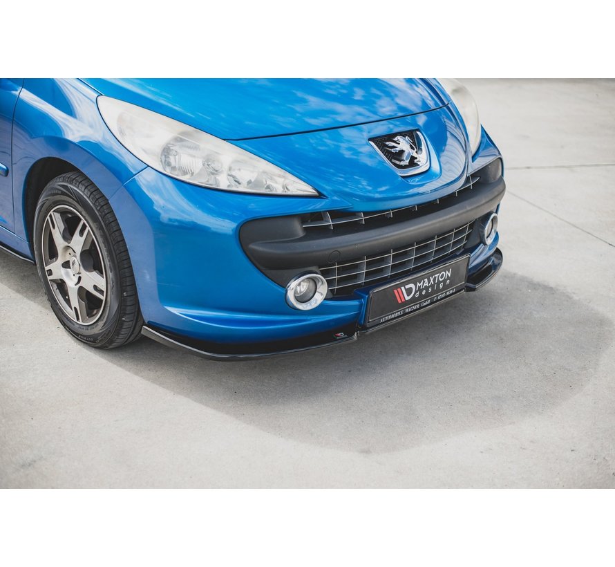 Maxton Design FRONT SPLITTER Peugeot 207 Sport