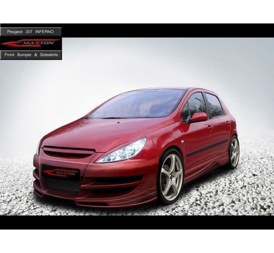 Maxton Design FRONT BUMPER < INFERNO > PEUGEOT 307 PHASE I