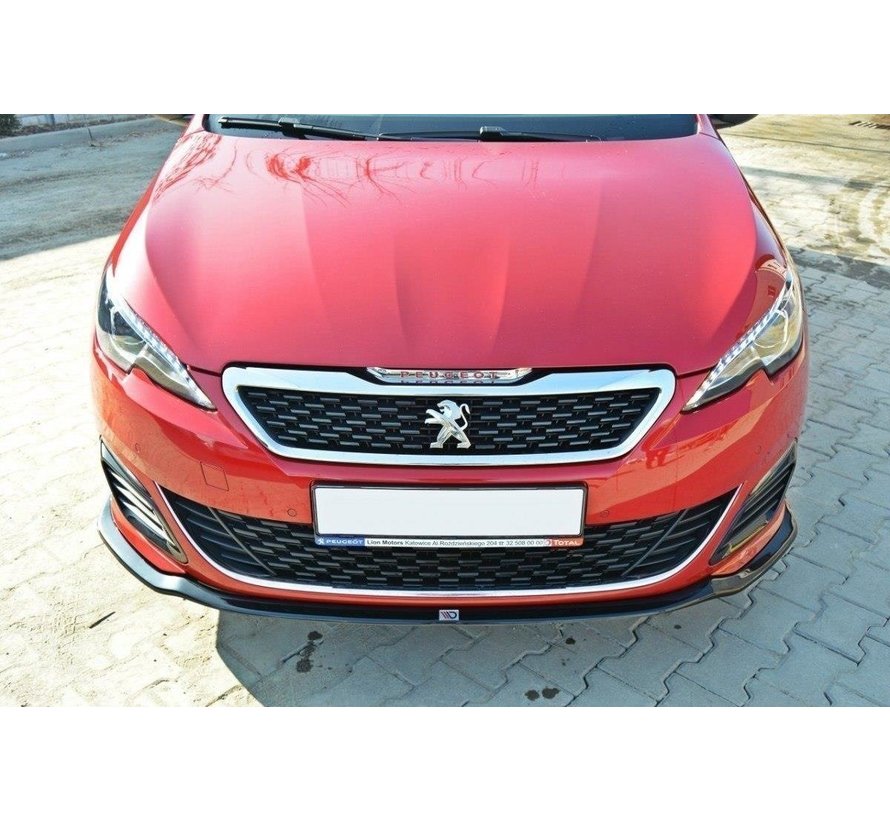 Maxton Design FRONT SPLITTER v.1 PEUGEOT 308 II GTI