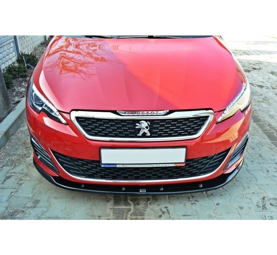 Maxton Design FRONT SPLITTER v.2 PEUGEOT 308 II GTI