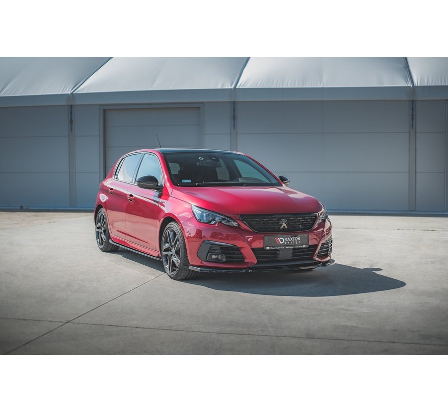 Maxton Design FRONT SPLITTER V.2 Peugeot 308 GT Mk2 Facelift