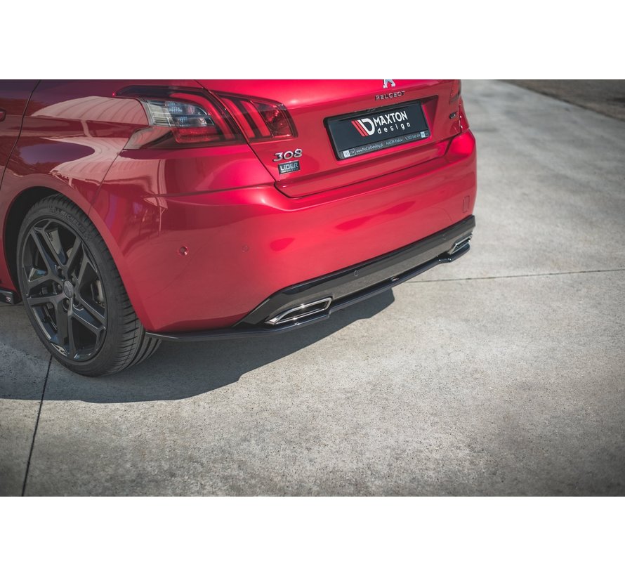 Maxton Design CENTRAL REAR DIFFUSER Peugeot 308 GT Mk2 Facelift