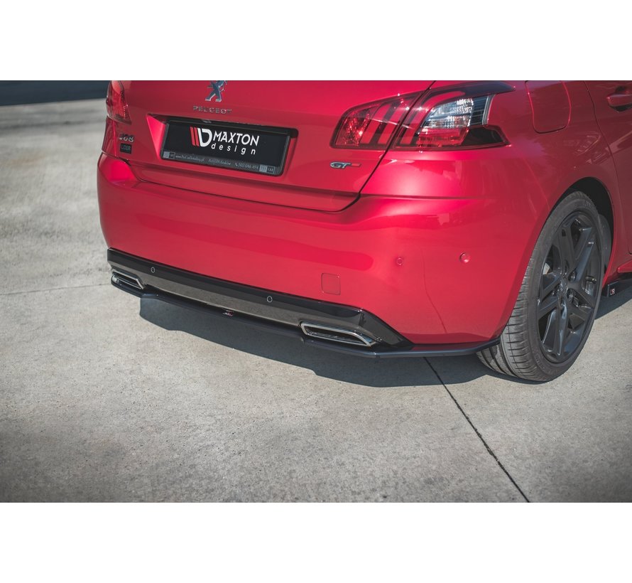 Maxton Design CENTRAL REAR DIFFUSER Peugeot 308 GT Mk2 Facelift