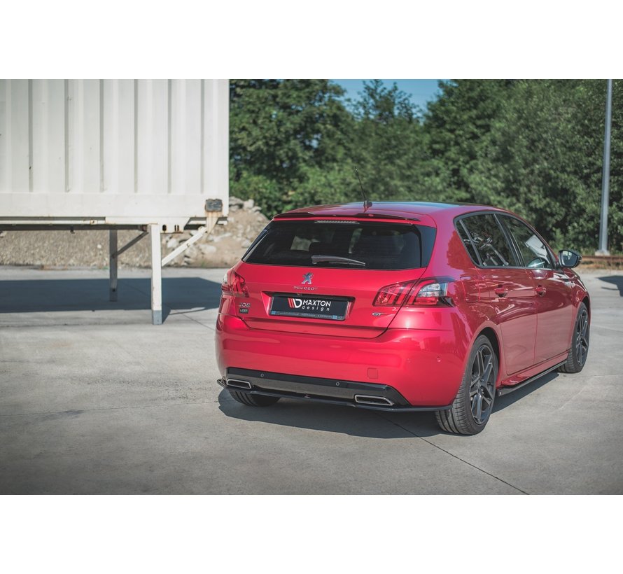 Maxton Design CENTRAL REAR DIFFUSER Peugeot 308 GT Mk2 Facelift