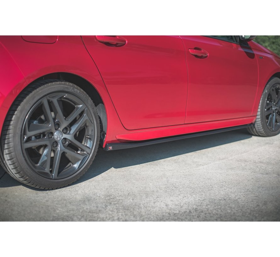 Maxton Design SIDE SKIRTS DIFFUSERS  Peugeot 308 GT Mk2 Facelift