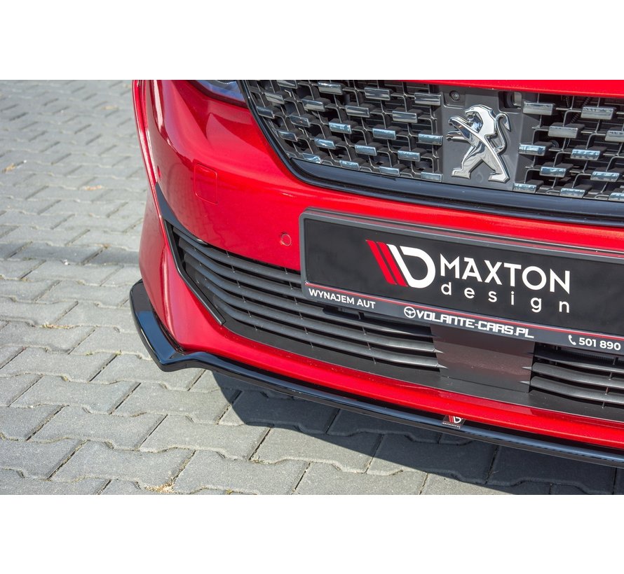 Maxton Design FRONT SPLITTER V.1 Peugeot 508 Mk2