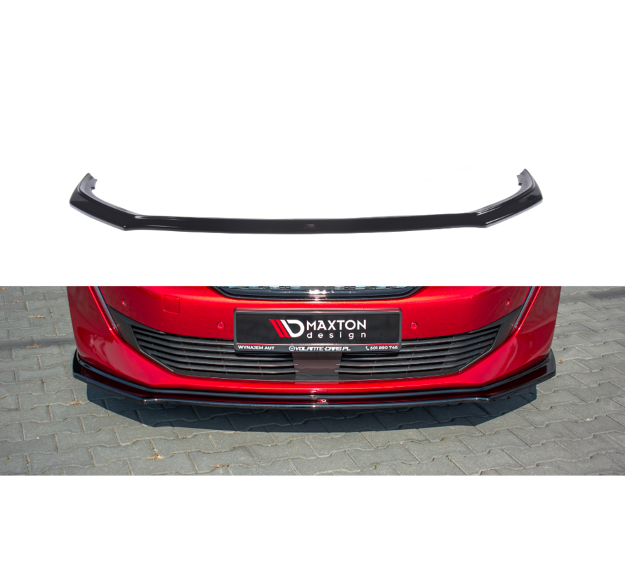 Maxton Design FRONT SPLITTER V.2 Peugeot 508 Mk2