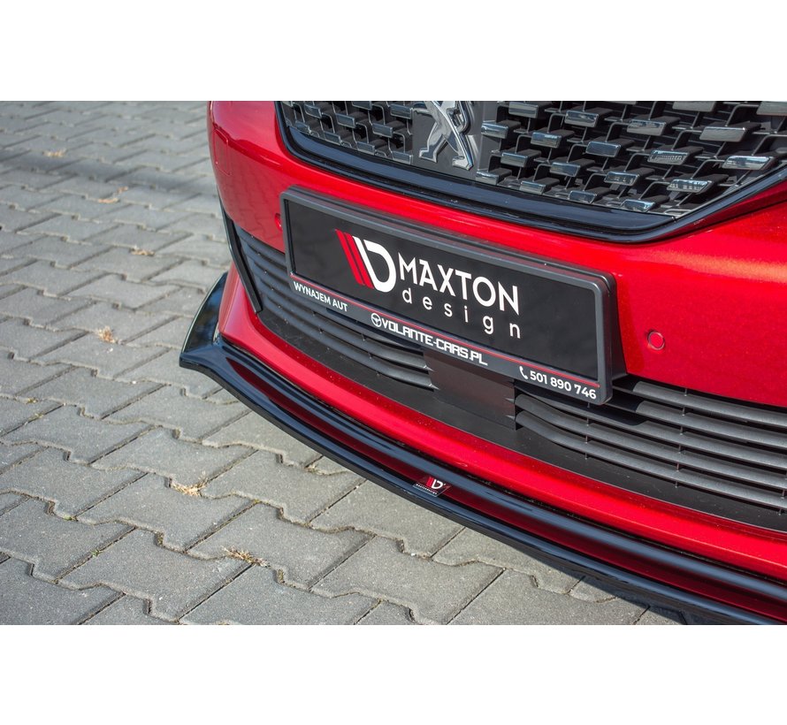 Maxton Design FRONT SPLITTER V.2 Peugeot 508 Mk2