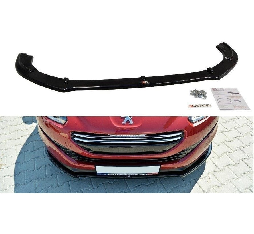 Maxton Design FRONT SPLITTER V.1 PEUGEOT RCZ FACELIFT