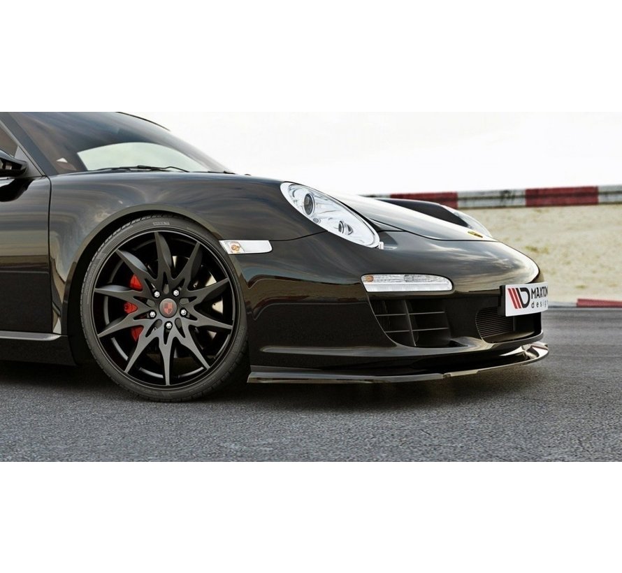 Maxton Design FRONT SPLITTER PORSCHE 911 Carrera 997.2 FACELIFT MODEL