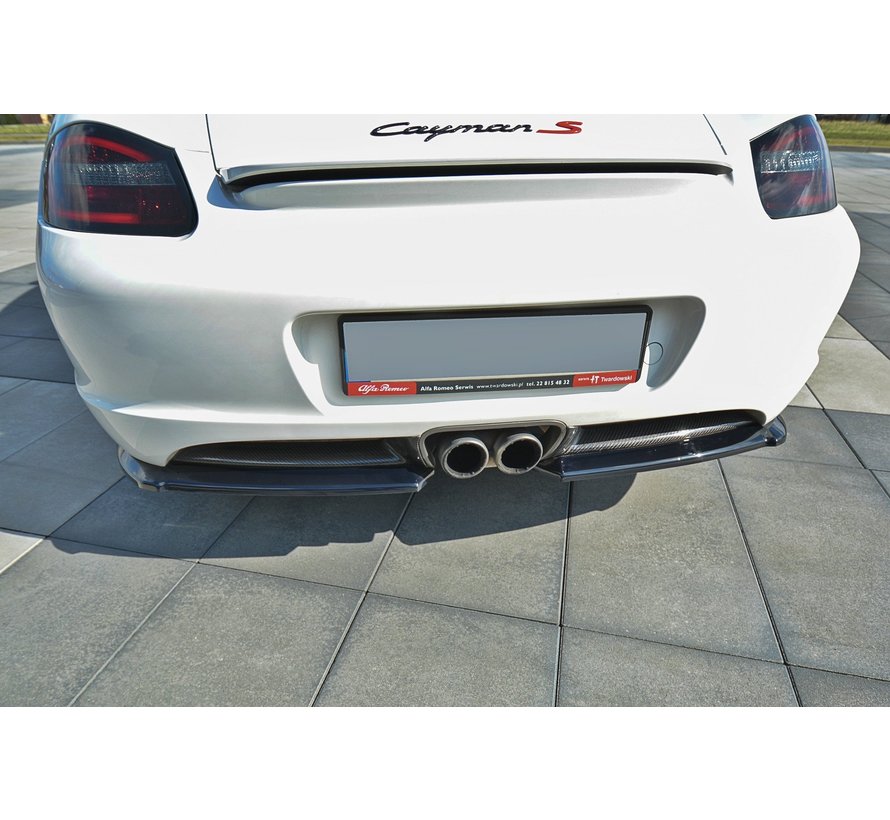 Maxton Design REAR SIDE SPLITTERS PORSCHE CAYMAN S 987C