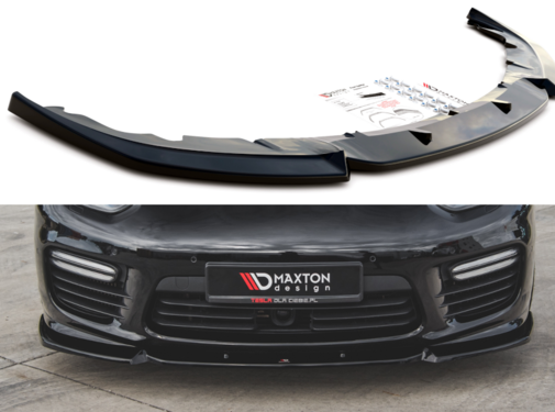 Maxton Design Maxton Design FRONT SPLITTER V.1 Porsche Panamera Turbo 970 Facelift