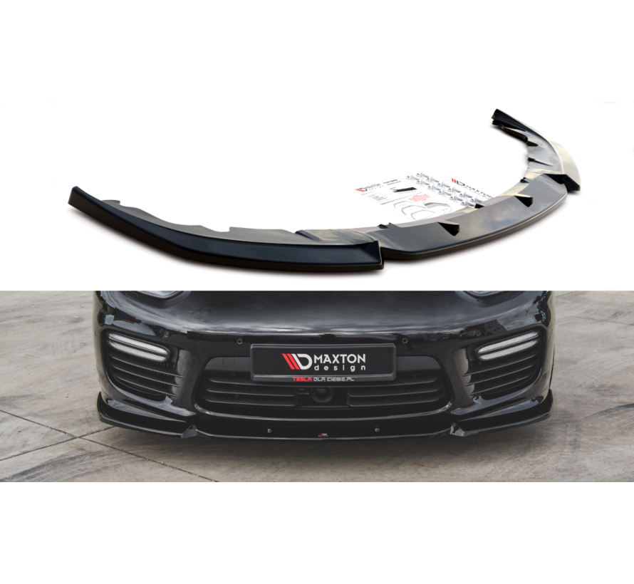 Maxton Design FRONT SPLITTER V.1 Porsche Panamera Turbo 970 Facelift