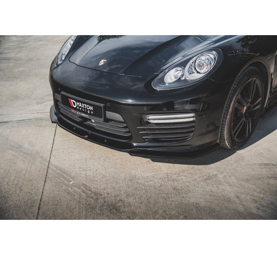 Maxton Design FRONT SPLITTER V.2 Porsche Panamera Turbo 970 Facelift