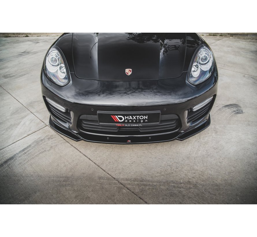 Maxton Design FRONT SPLITTER V.2 Porsche Panamera Turbo 970 Facelift