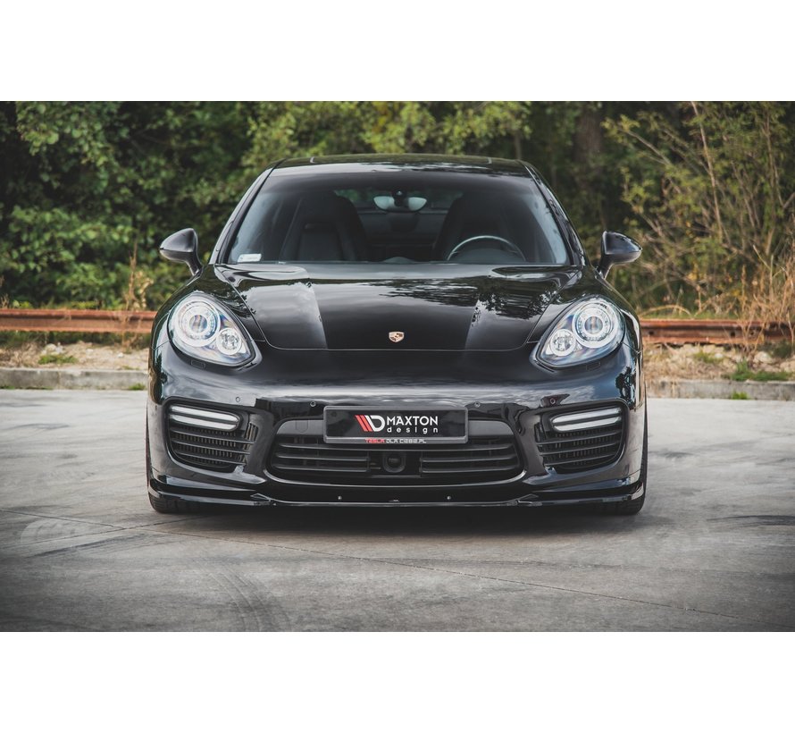 Maxton Design FRONT SPLITTER V.2 Porsche Panamera Turbo 970 Facelift