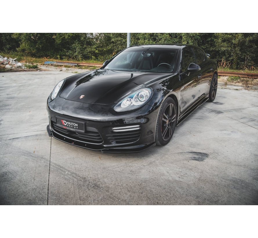 Maxton Design FRONT SPLITTER V.2 Porsche Panamera Turbo 970 Facelift