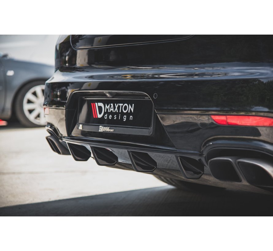 Maxton Design REAR DIFFUSER Porsche Panamera Turbo 970 Facelift