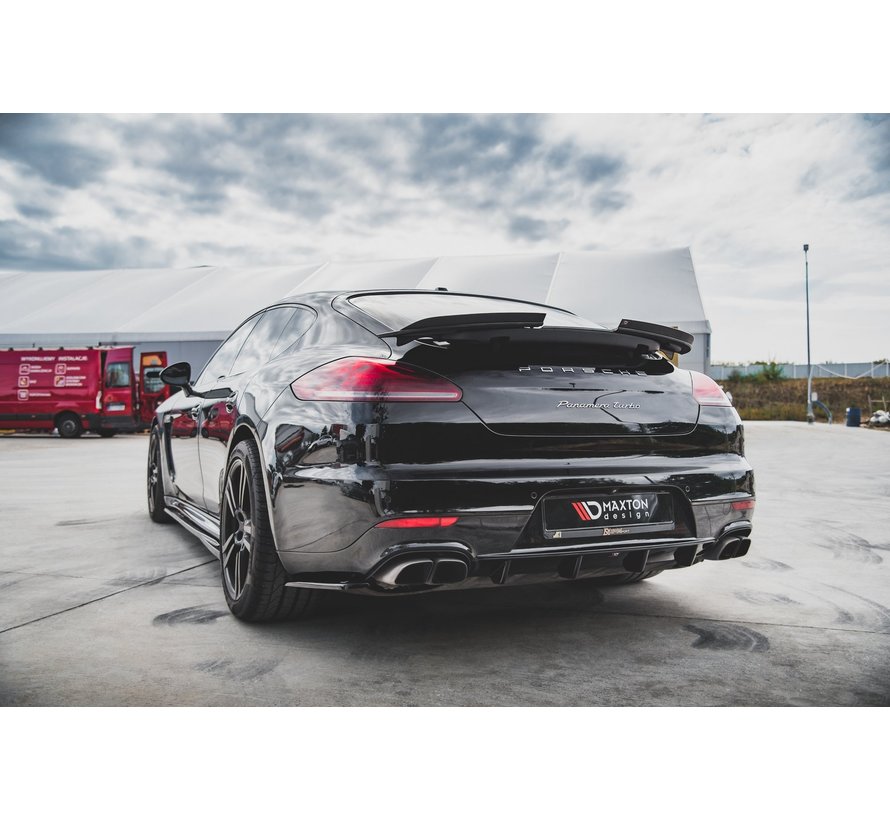 Maxton Design REAR DIFFUSER Porsche Panamera Turbo 970 Facelift