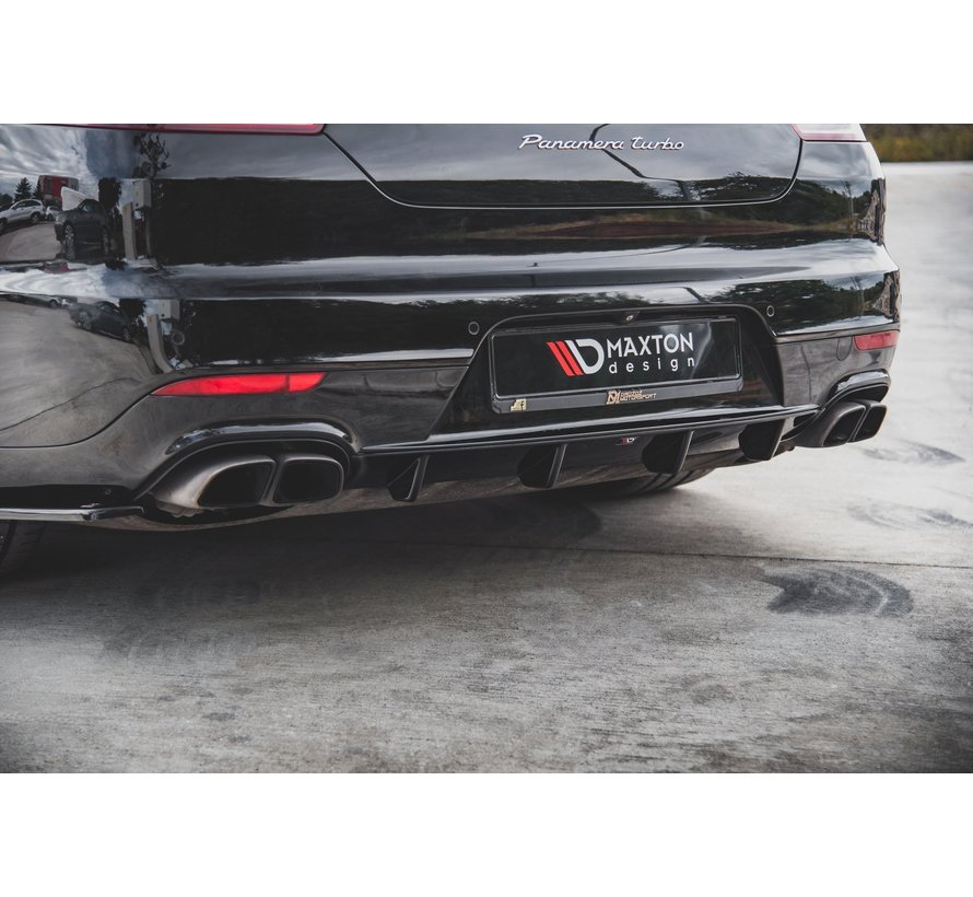 Maxton Design REAR DIFFUSER Porsche Panamera Turbo 970 Facelift