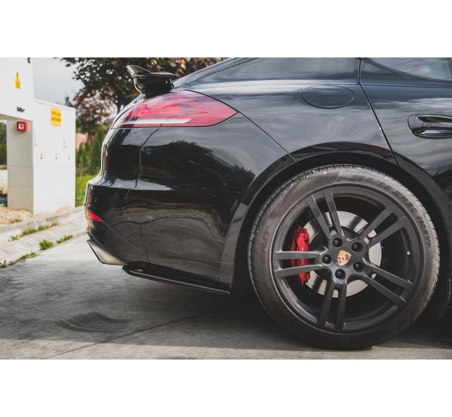 Maxton Design REAR SIDE SPLITTERS Porsche Panamera Turbo 970 Facelift