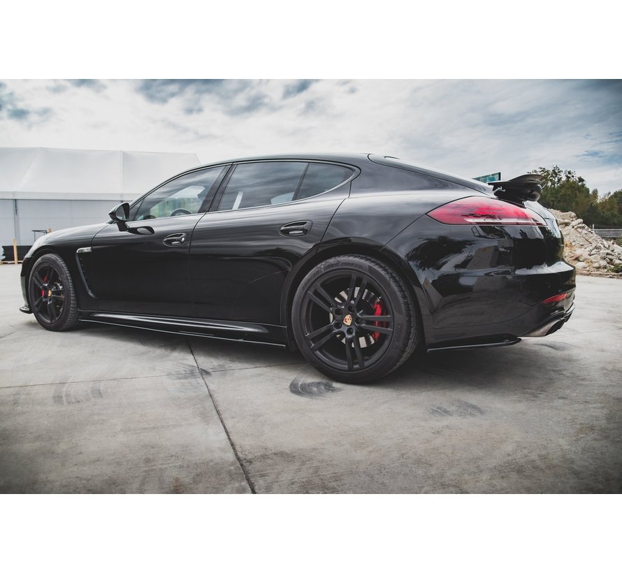 Maxton Design REAR SIDE SPLITTERS Porsche Panamera Turbo 970 Facelift