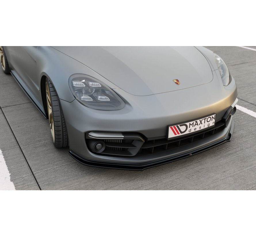 Maxton Design FRONT SPLITTER Porsche Panamera Turbo / GTS 971